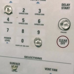 Tactile Bumps on Appliance